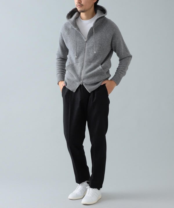 BEAMS F（ビームスF）BAFY × BEAMS F / 別注 ウール ジップアップ ...