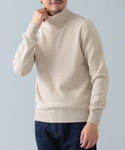 BEAMS F / 7ゲージ タートルネックニット