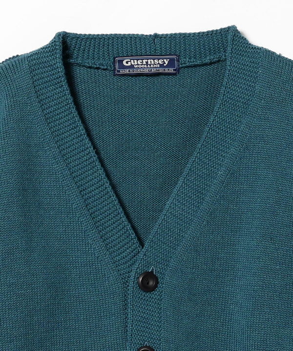 Guernsey WOOLLENS    別注カーディガン