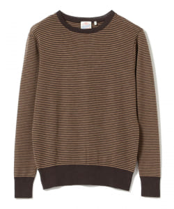 ▲AIME TRICOT by MAUCHAUFFEE / ミニボーダー クルーネック ニット