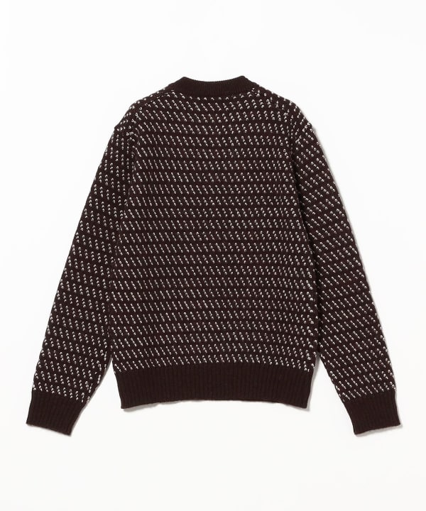 【別注】Drake’s × BEAMS F / ウール バーズアイ ノルディック ニット