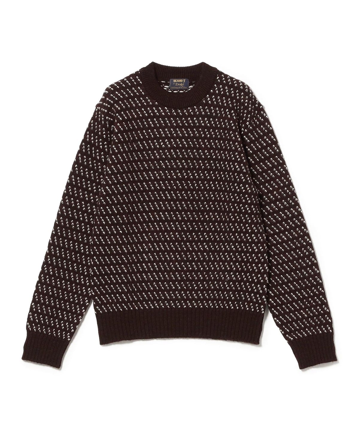 BEAMS F（ビームスF）【別注】Drake's × BEAMS F / ウール バーズアイ
