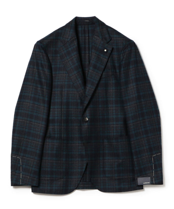 BEAMS F BEAMS × BEAMS F / Special order check jacket LARDINI