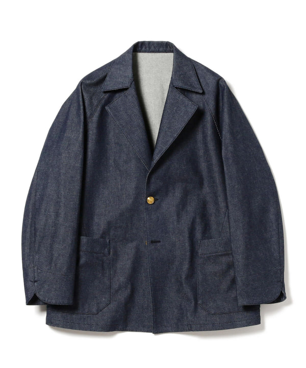 BEAMS F La Favola / Raglan sleeve denim work jacket (casual jacket