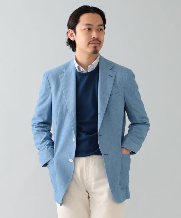 BEAMS F [Outlet] DE PETRILLO / POSILLIPO Cotton Chambray