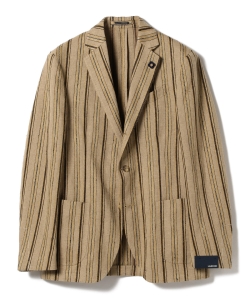 ▲LARDINI / マルチストライプ イージージャケット