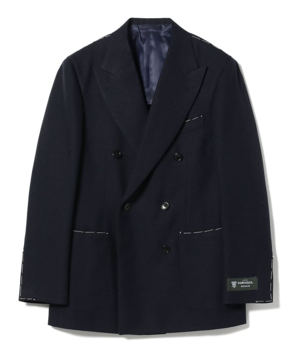 BEAMS F [Outlet] BEAMS F / DORMEUIL wool mohair double-breasted ...