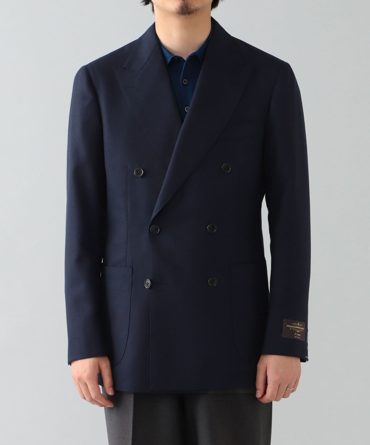 [Outlet] BEAMS F / CANONICO Hopsack Double Breasted Jacket