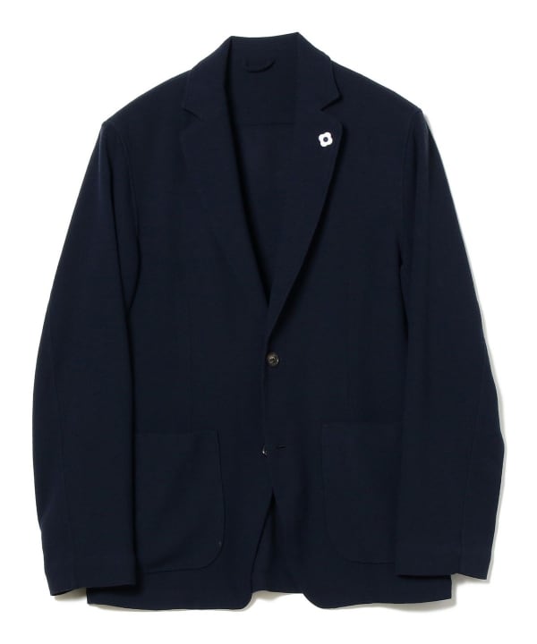 BEAMS F（ビームスF）LARDINI / AMAJ ホップサック シャツジャケット