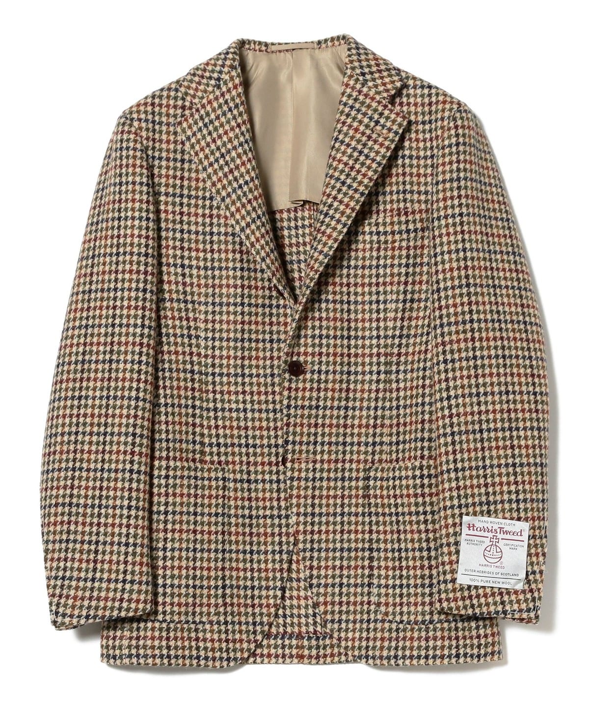 BEAMS F BEAMS BEAMS F / EASY HARRIS TWEED Gun club check jacket