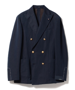 ▲【カタログ掲載商品】LARDINI / コットンリネン ソラーロ ダブルジャケット