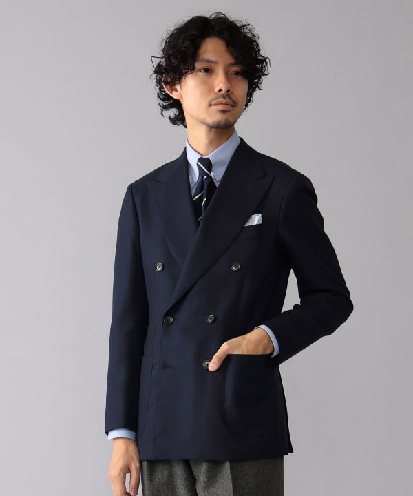 【極美品】BEAMS F  CANONICO ホップサック ジャケットメンズ