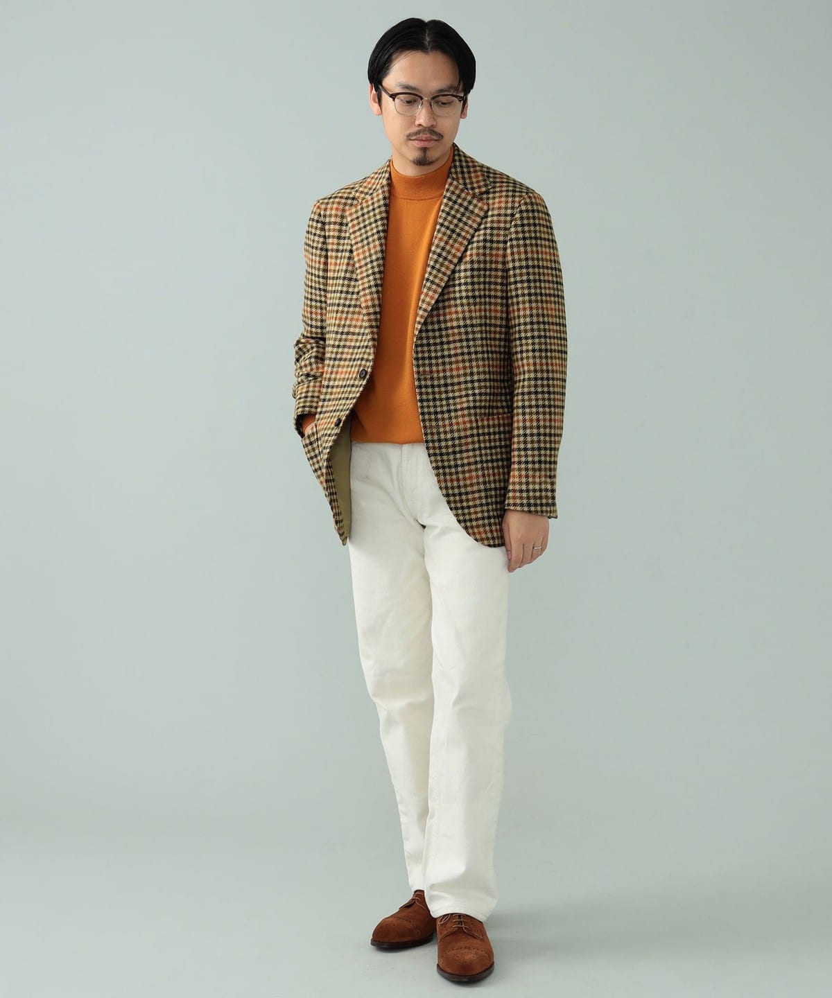 BEAMS F BEAMS BEAMS F / MOON gun club check + pen jacket (tailored