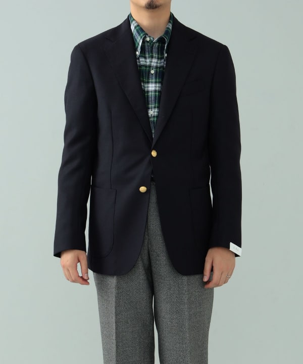 BEAMS F De Petrillo BEAMS POSILLIPO Hopsack blazer (tailored jacket) mail  order | BEAMS