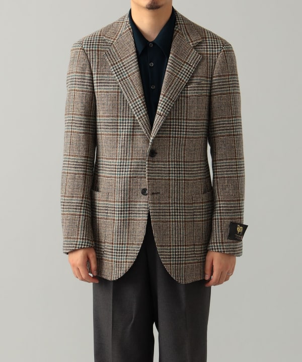 BEAMS F BEAMS BEAMS F / MALLALIEUS Glen check + pane jacket