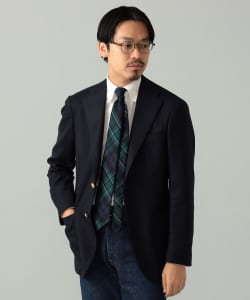 BEAMS F（ビームスF）BEAMS F / DORMEUIL アルパカ グレンチェック