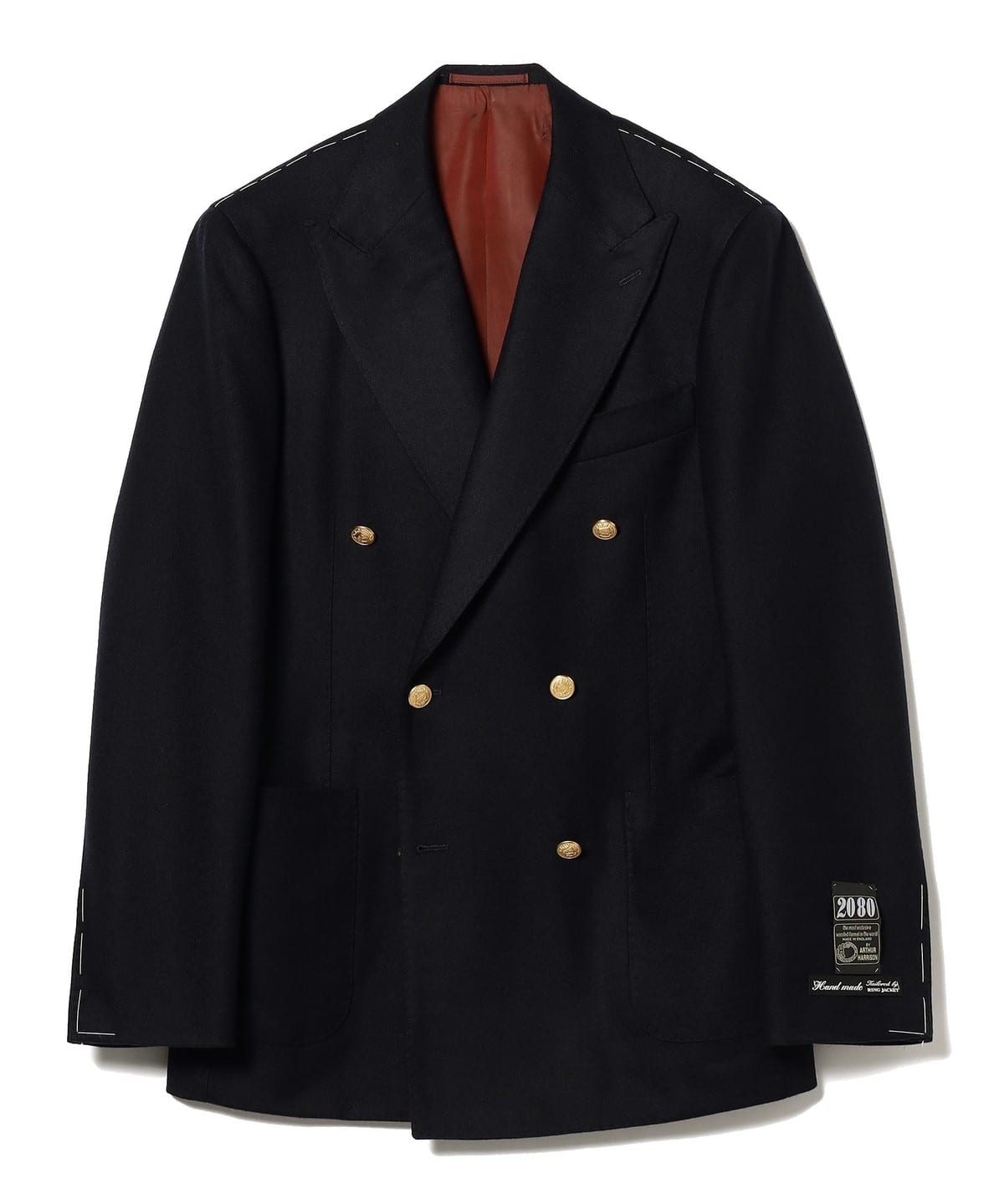 BEAMS F BEAMS BEAMS F / ARTHUR HARRISON double-breasted blazer ...