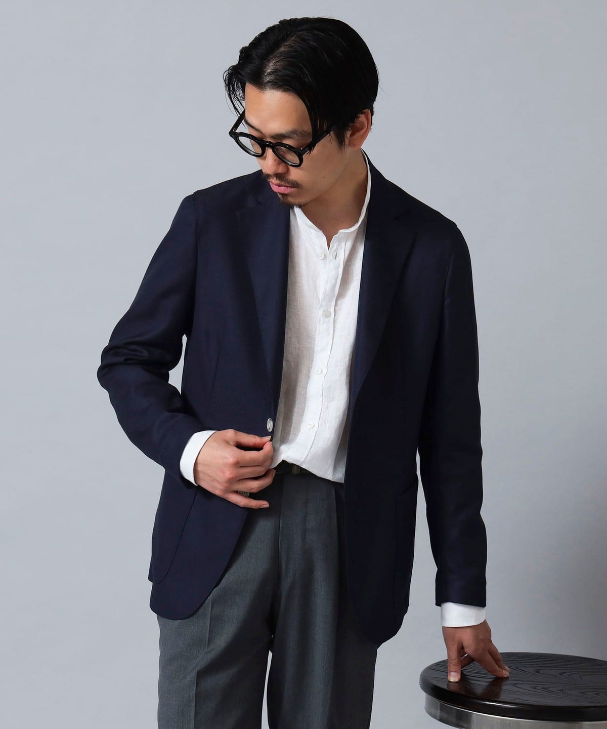 BEAMS F（ビームスF）BARBA × BEAMS F / 別注 ウール ホップサック ...