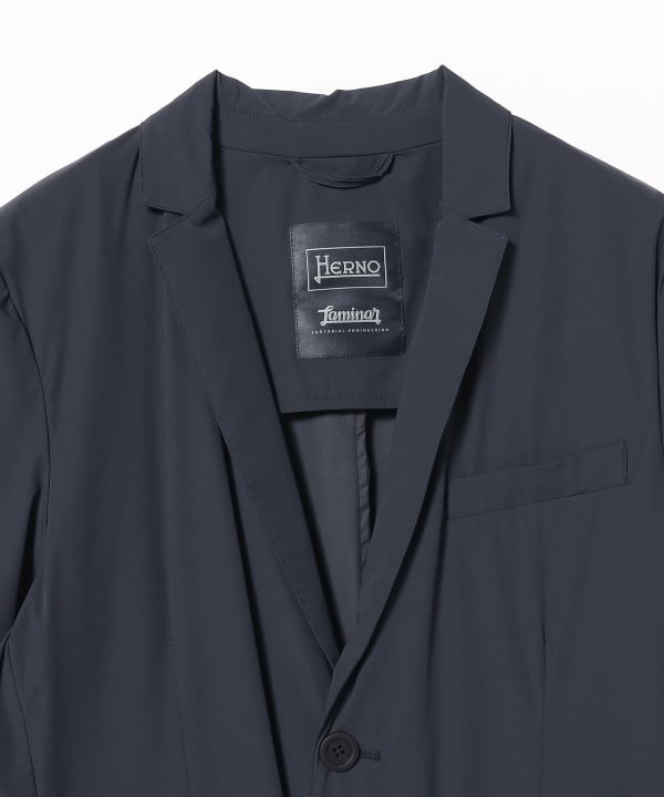BEAMS F（ビームスF）HERNO / Laminar ナイロン 2ボタン