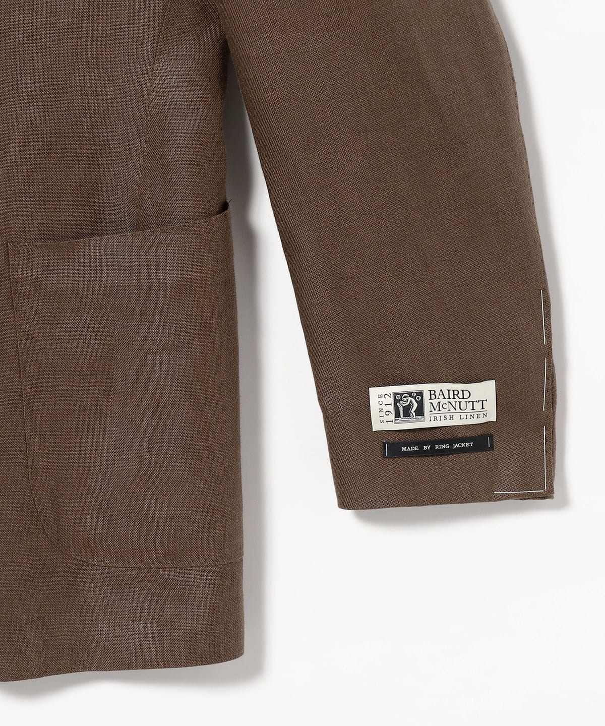 BEAMS F（ビームスF）BAIRD McNUTT リネン ソリッド ジャケット