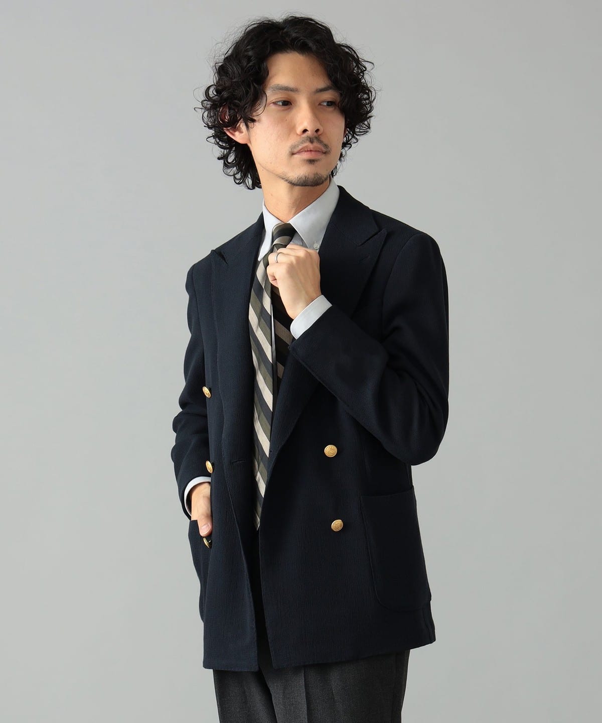 BEAMS F DOUBLEBREASTED BLAZER 40周年ビームスF - テーラードジャケット