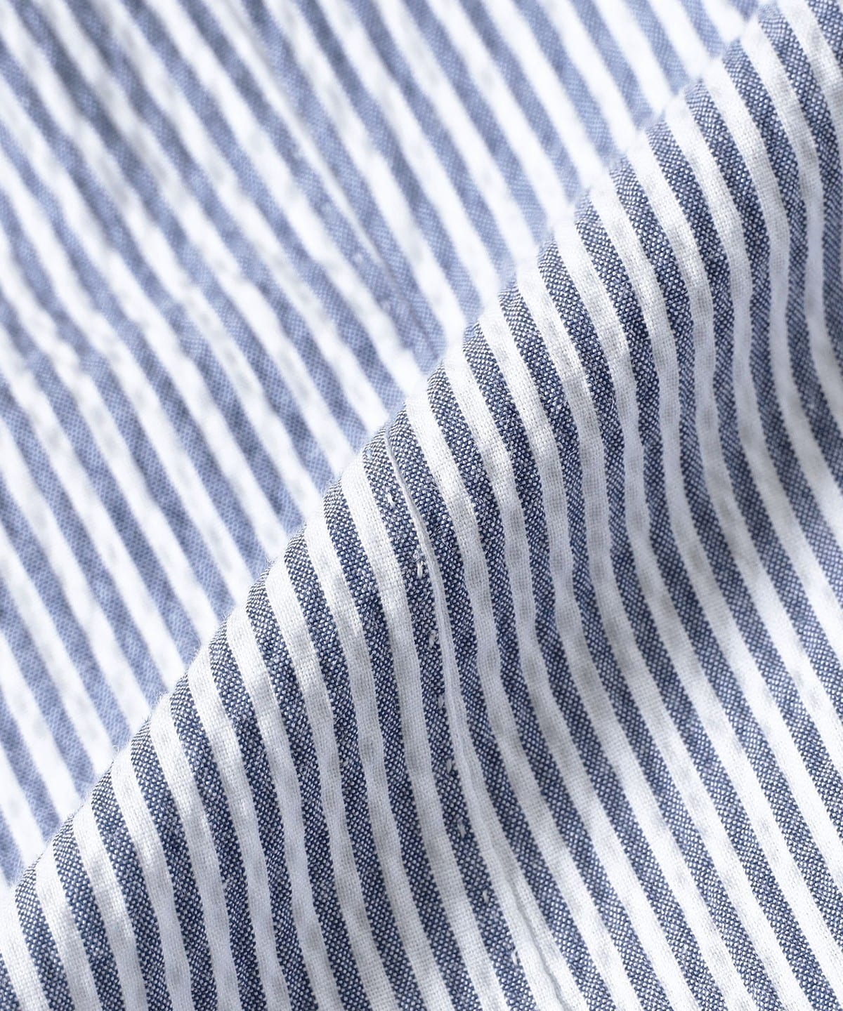 BEAMS F (BEAMS F)NEW EASY SONDRIO Seersucker Striped Jacket 