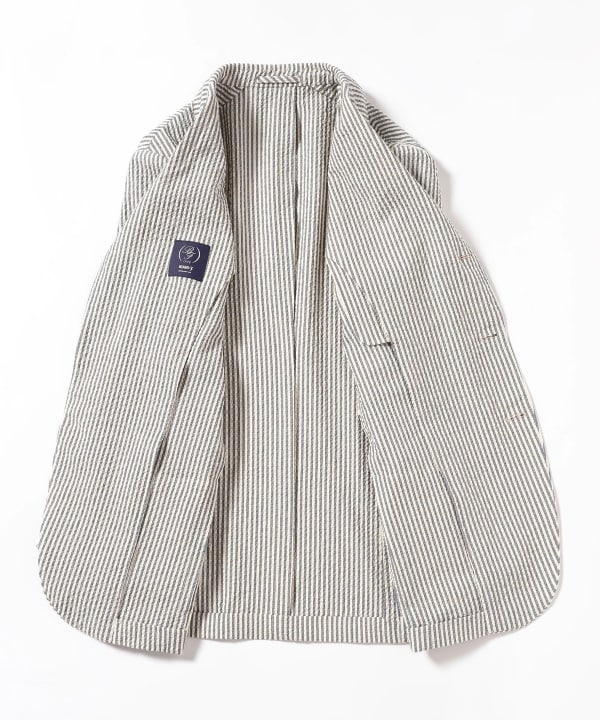 BEAMS F（ビームスF）NEW EASY SUBALPINO シアサッカー