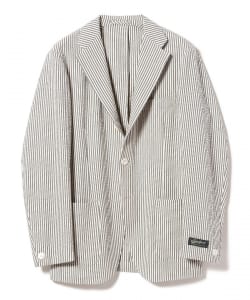 【店鋪限定販售】BEAMS F / NEW EASY SUBALPINO 男裝 休閒三釦直條紋西裝外套