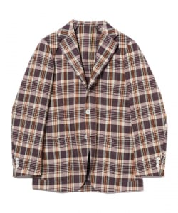 【店鋪限定販售】BEAMS F / NEW EASY 男裝  單排三釦格紋西裝外套