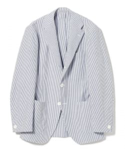 【店鋪限定販售】BEAMS F / NEW EASY 男裝 單排三釦直條紋西裝外套
