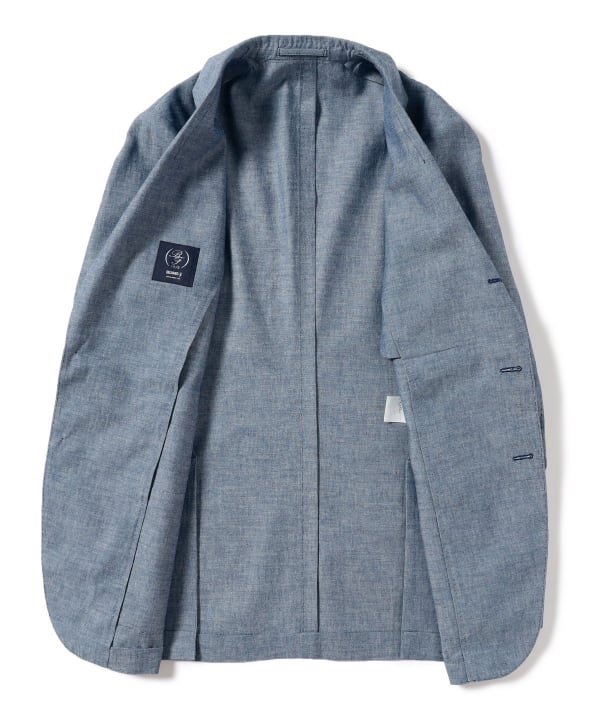 BEAMS F（ビームスF）NEW EASY シャンブレー ジャケット