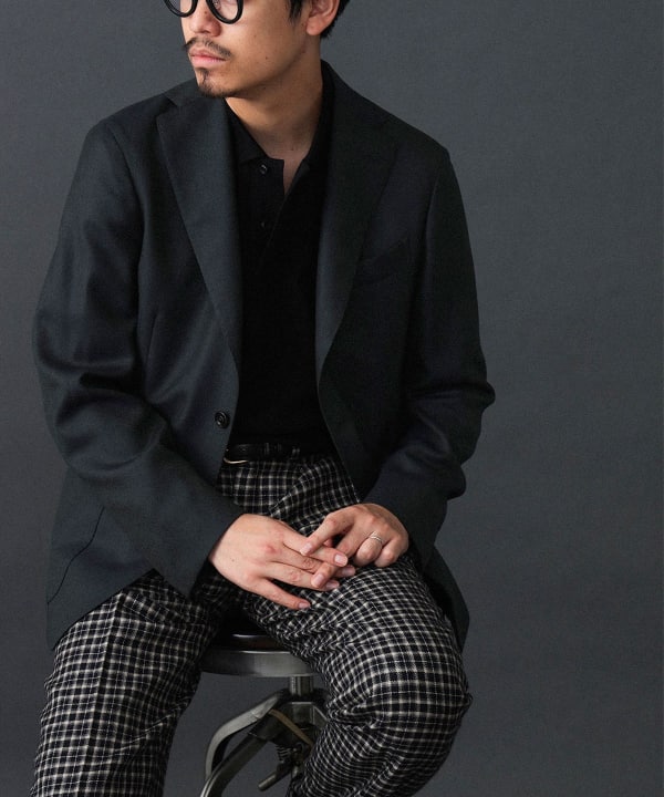 BEAMS F（ビームスF）BOGLIOLI / DOVER ホップサック ジャケット