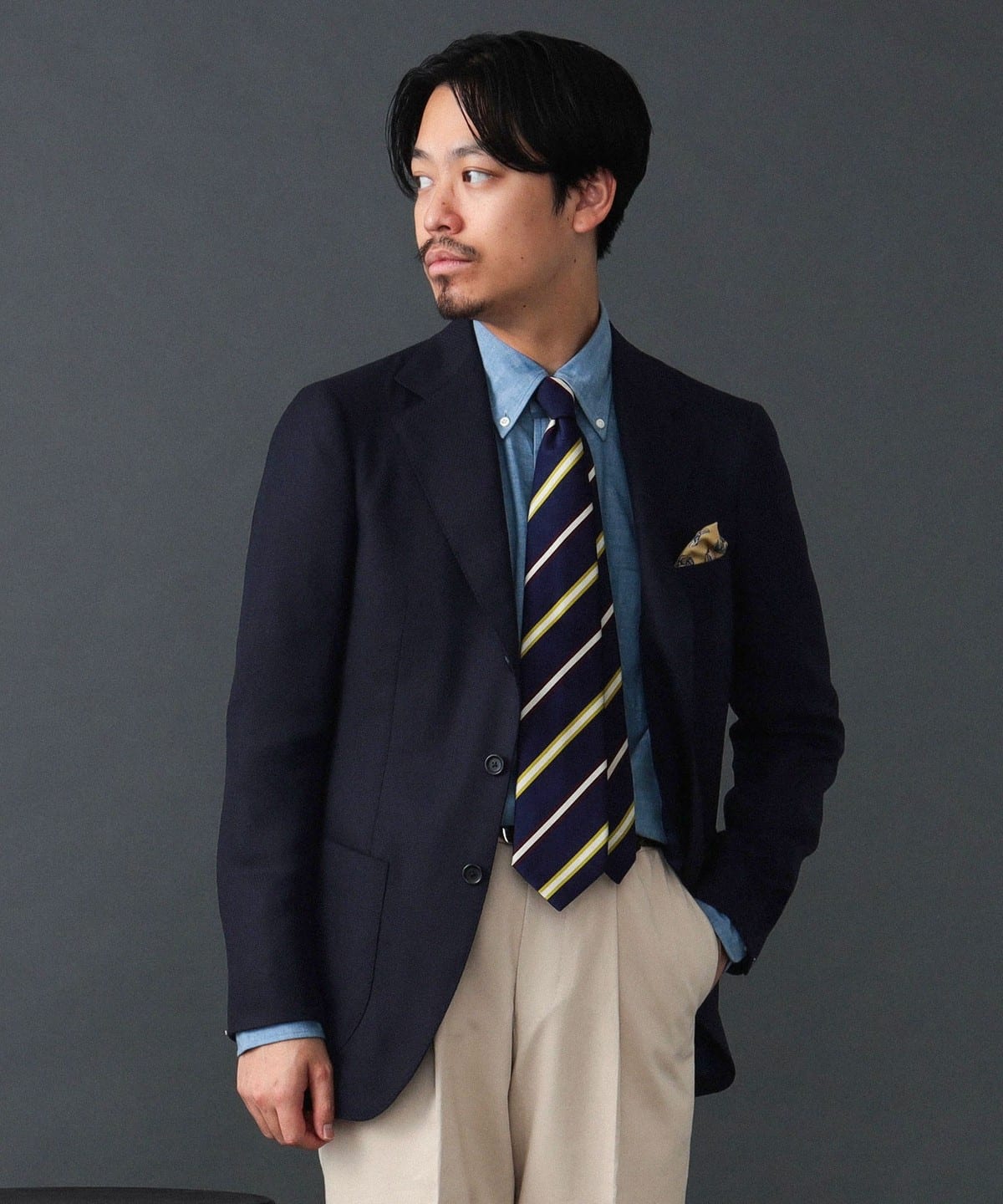 BEAMS F(ビームスF)CARLO BARBERA ウール ホップサック BEAMS F(ビームスF)CARLO BARBERA ウール ホップサック