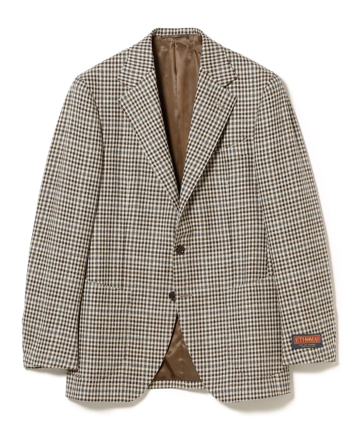 BEAMS F (BEAMS F)E.THOMAS Wool Cashmere Gun Club Check Jacket (Jacket  Tailored Jacket) | BEAMS