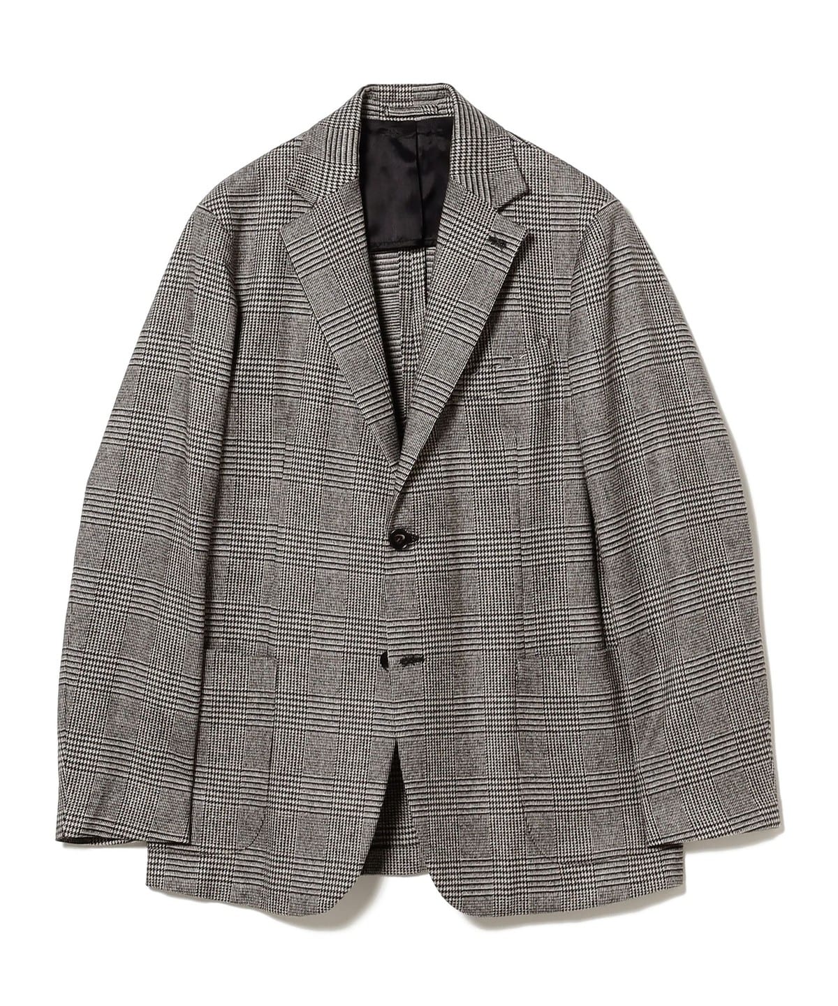 BEAMS F Finjack グレンチェック テーラードジャケット BEAMS F（ビームスF）【別注】Finjack / ミックスファブリック