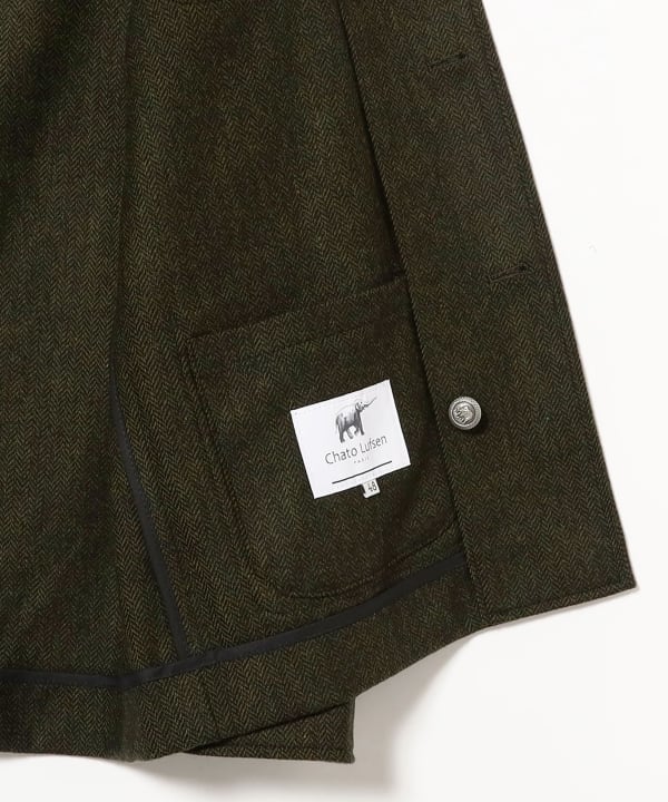 a*o様 foufou ウールヘリンボーンジャケット「アニー」 ≪通常販売≫【Men's】wool herringbone jacket 