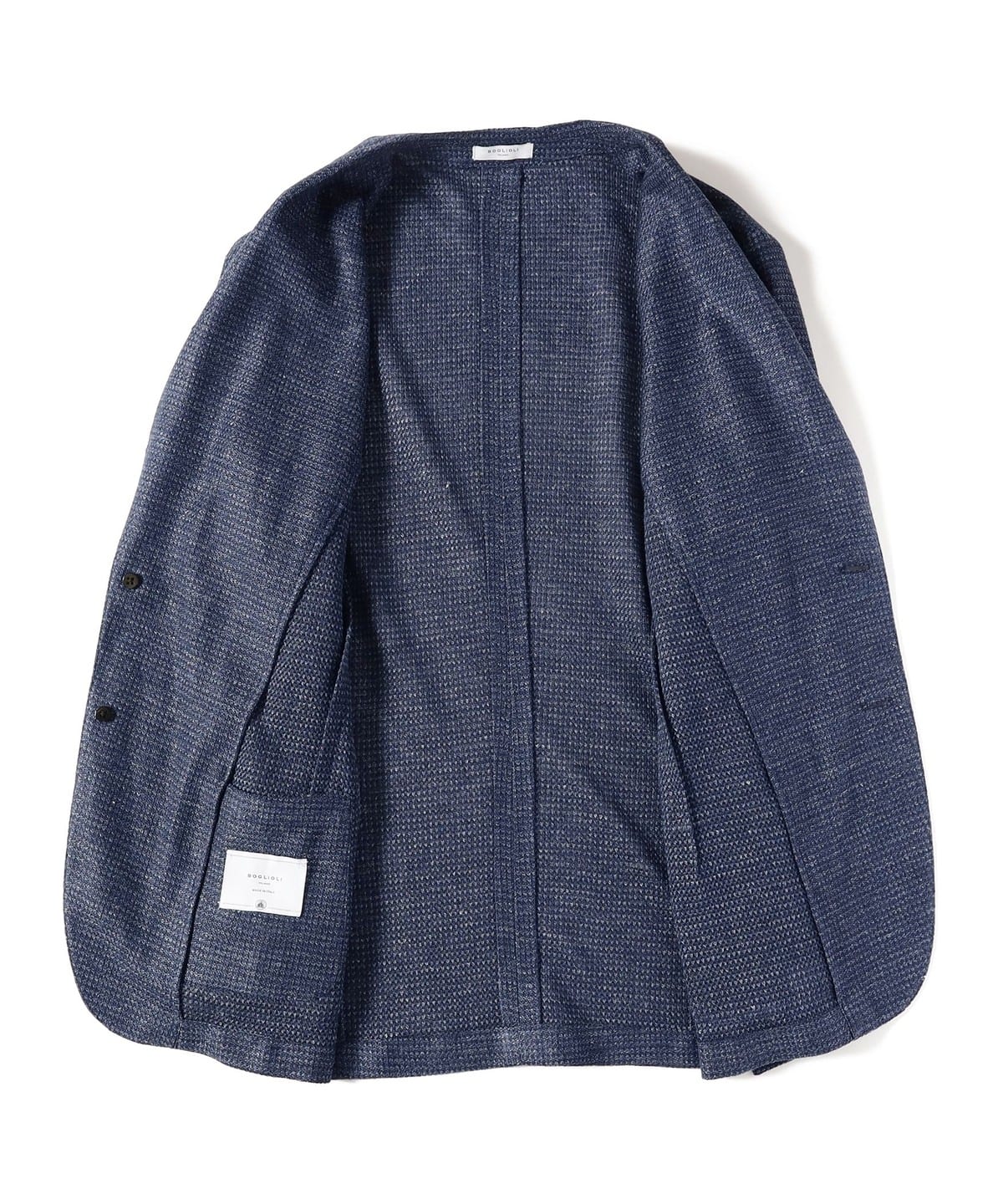 ジャケット リネン 麻 LARDINI Ring beams BOGLIOLI