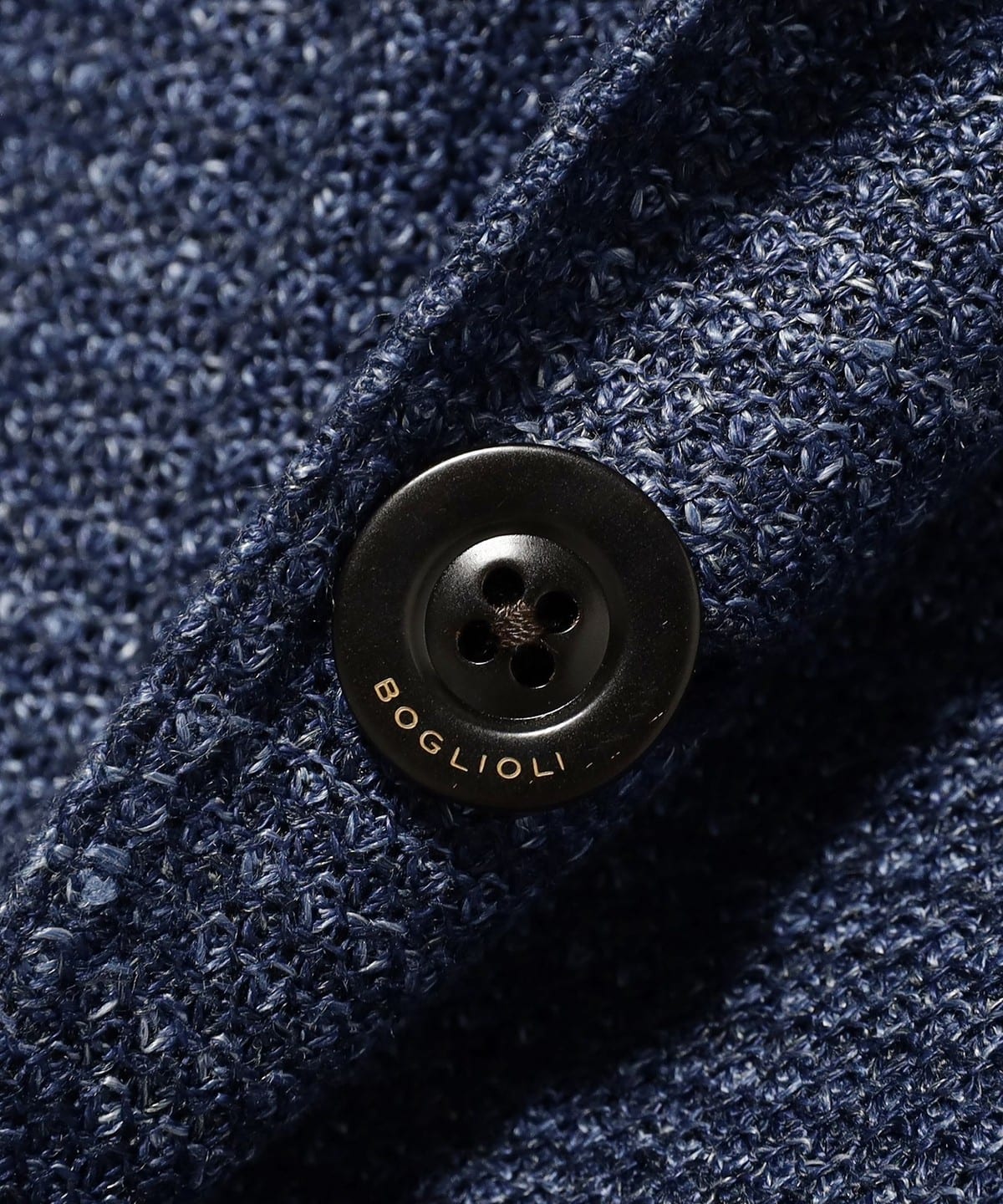 充実の品 BOGLIOLI / HAMPTONモノトーン ツイードジャケット46