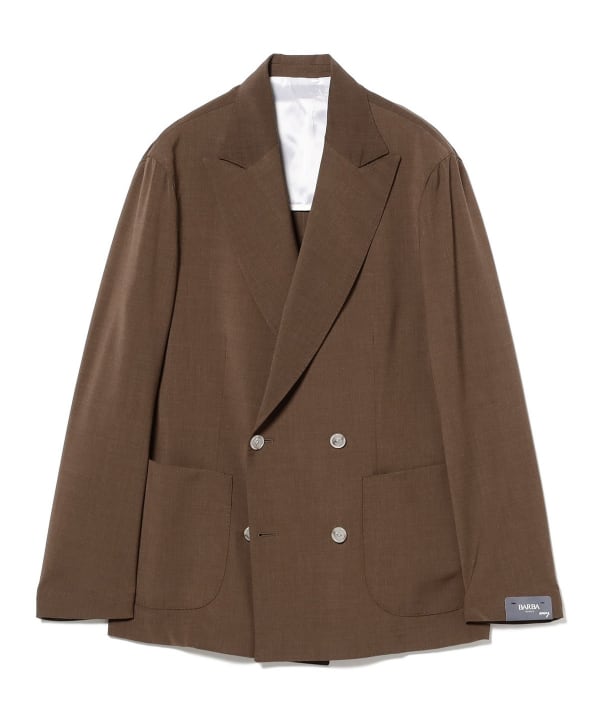 BEAMS F（ビームスF）BARBA NAPOLI / ミックスファブリック ダブル