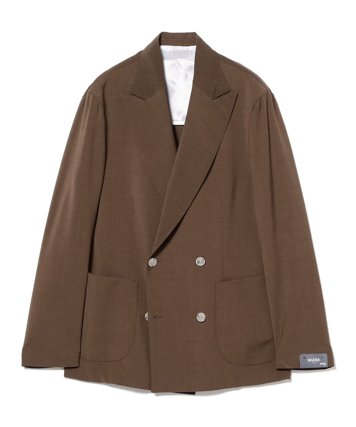 BEAMS購入　SACCOフランネルテーラードジャケット　46 ブラウン BEAMS購入 SACCOフランネルテーラードジャケット 46 ブラウ