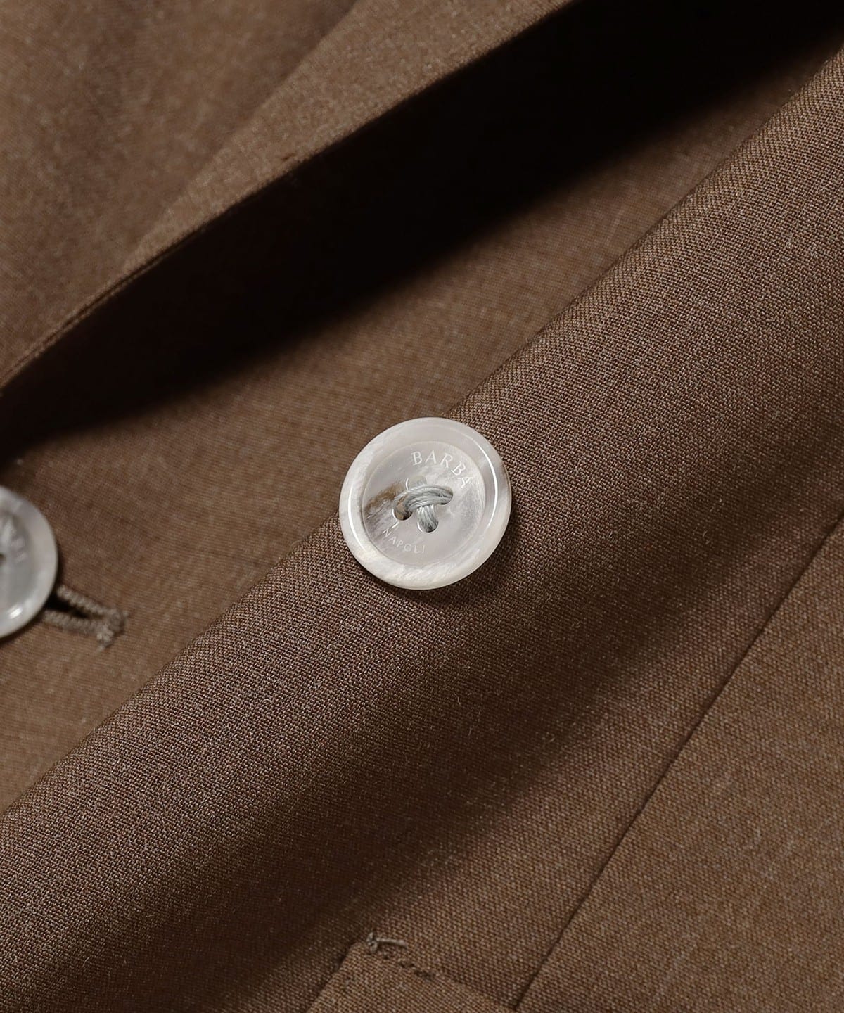 BEAMS F（ビームスF）BARBA NAPOLI / ミックスファブリック ダブル 