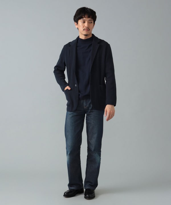 BEAMS F（ビームスF）Finjack / コットン ニット ジャケット