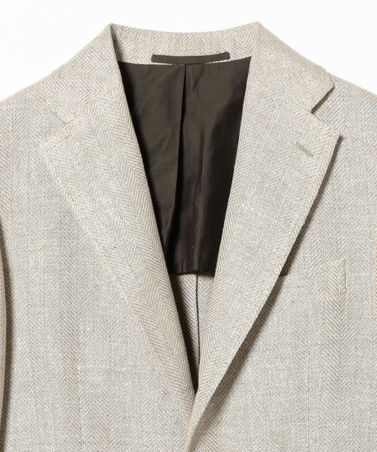 【BEAMS F別注】Stile Latino ヘリンボーン ジャケット 46 Stile Latino〉国内ではBEAMSのみのヘリンボーンジャケットを