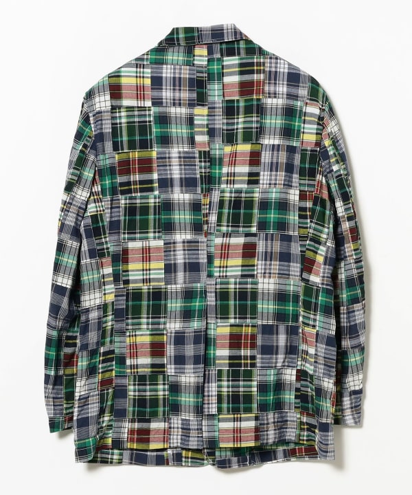 美品 XXXL ブルックスブラザーズ テーラードジャケット パッチワーク 総柄 20211119-960-1u8626l.jpg
