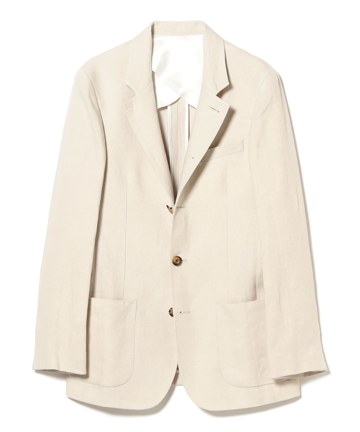 New & Lingwood / リネン 5つボタン ジャケット ジャケット MEN CREAM/1322942 36 New & Lingwood / リネン 5つボタン ジャケット ジャケット MEN CREAM/1322942 36