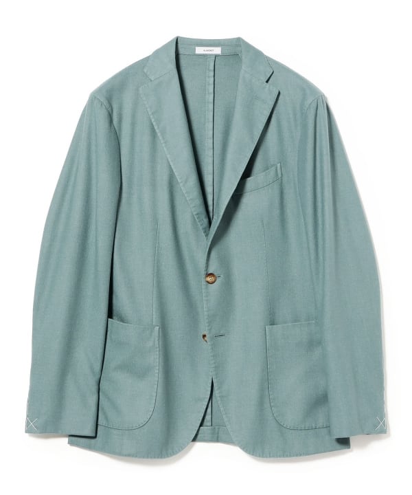 BOGLIOLI / K-JACKET ウールポリエステル ターコイズグリーン ジャケット