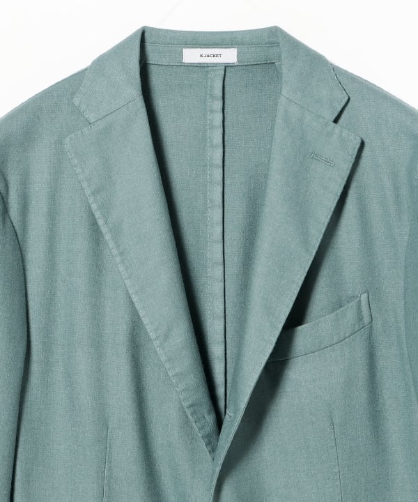 BOGLIOLI / K-JACKET ウールポリエステル ターコイズグリーン ジャケット