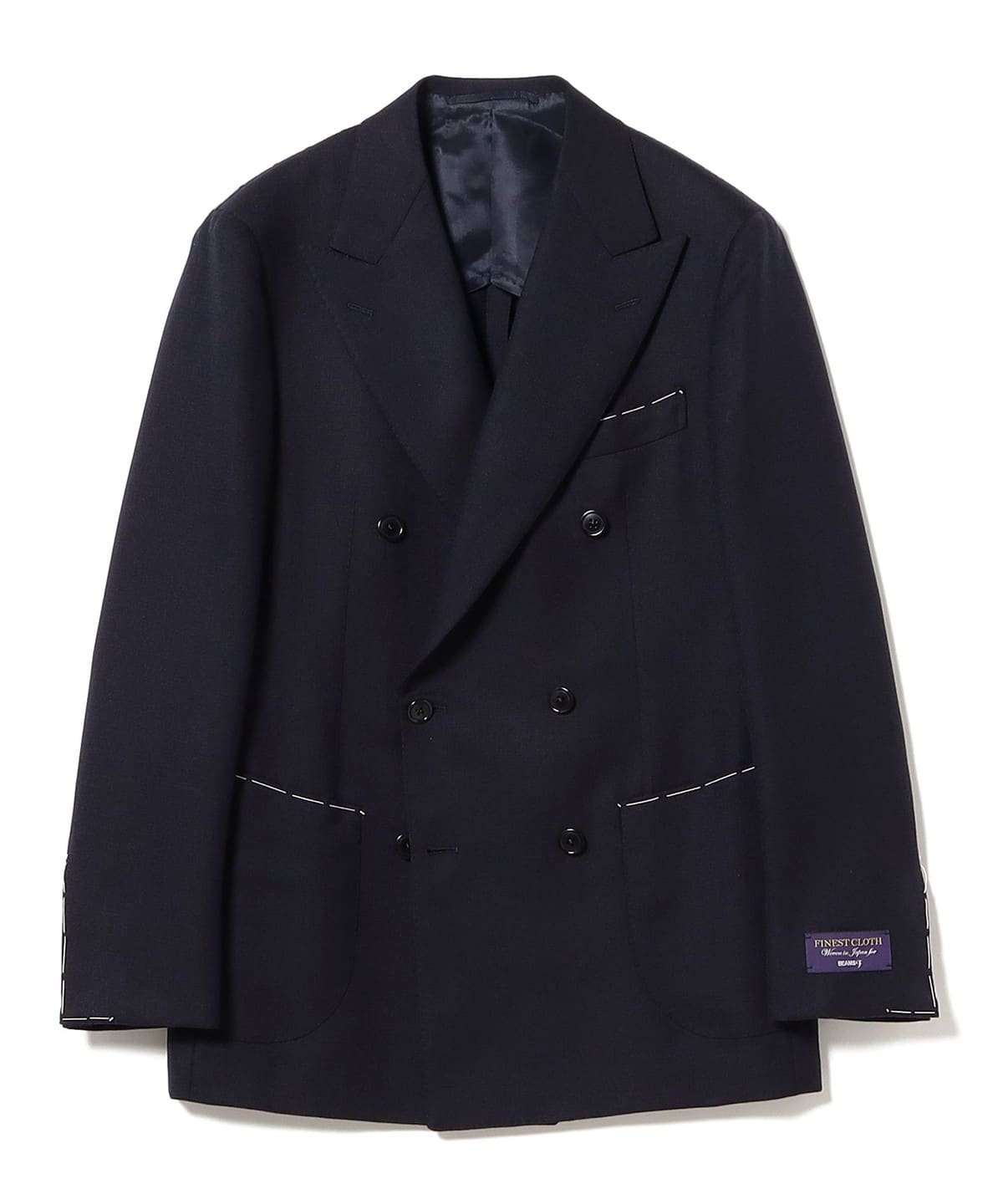 BEAMS F（ビームスF）ウールホップサック ダブルブレスト