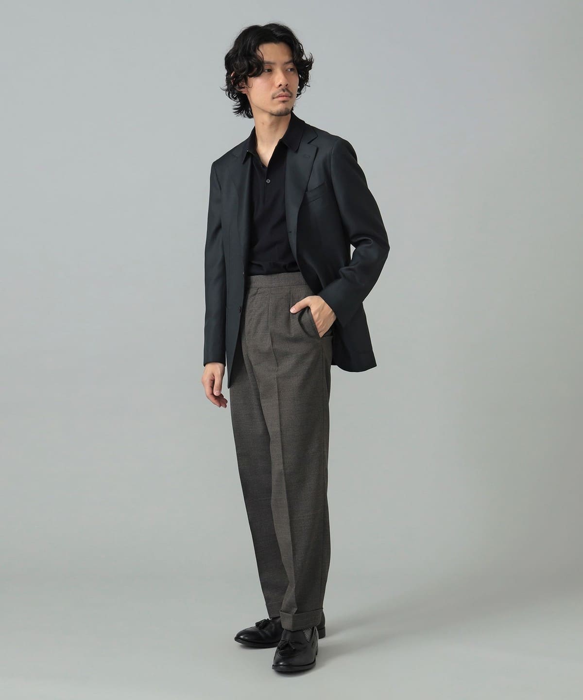 BEAMS F（ビームスF）LORO PIANA FABRIC ホップサック