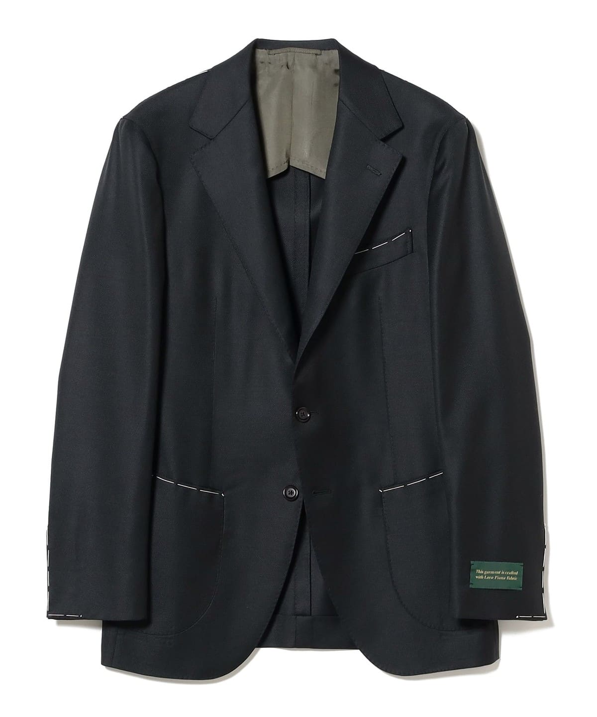 冬ギフト セ BEAMS F（ビームスF）LORO PIANA FABRIC ホップサック ジャケット・アウター